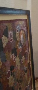 Large Original Australian Aboriginal Painting Detail