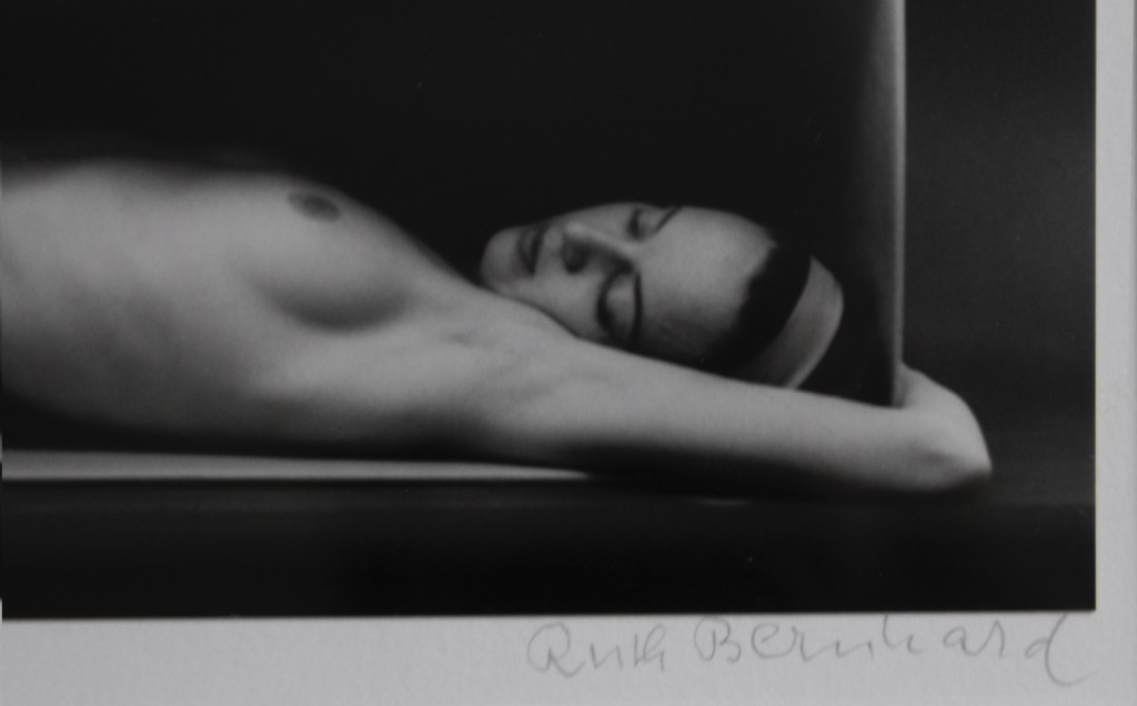 Ruth Bernhard, Woman in a Box, Horizonal